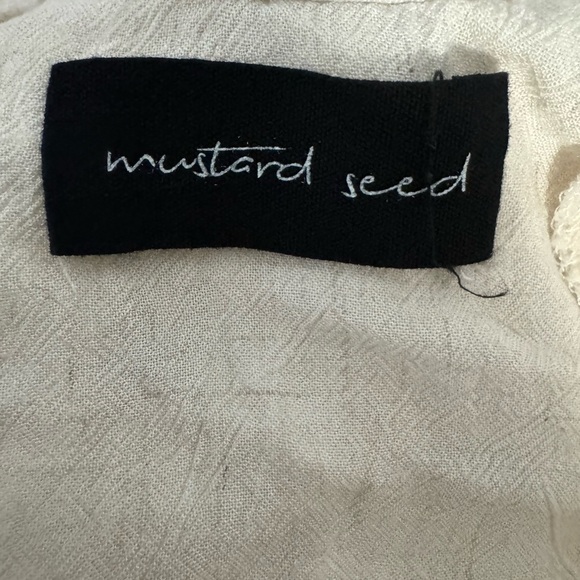 Mustard Seed Square Cut Mini Dress NWT sz Med - Picture 5 of 6